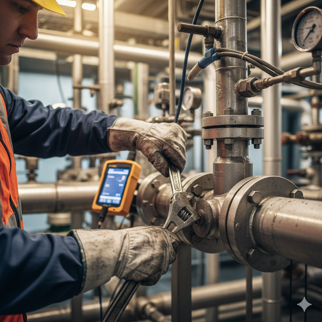 Perawatan berkala peralatan industri